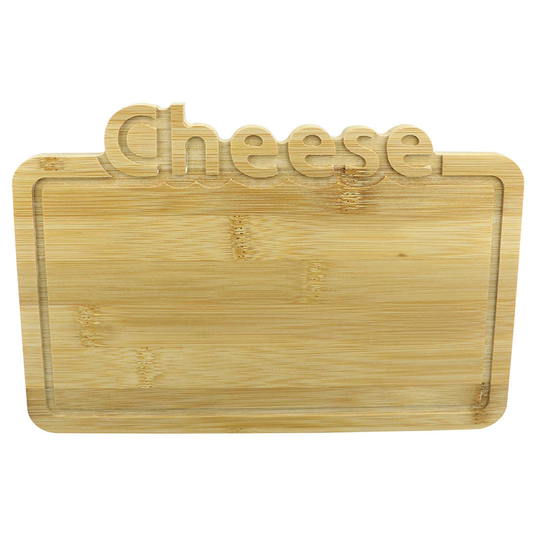 Imagem ilustrativa para Tábua retangular queijo e frios em bambu L25xP17xA1,2cm