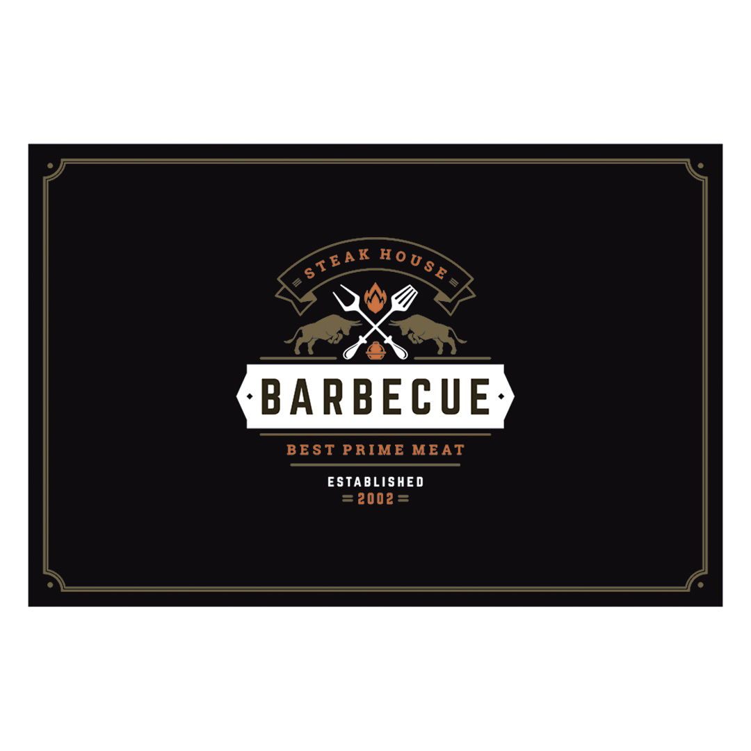 Fotografia para o produto Tábua retangular Barbecue em vidro L30xP20cm