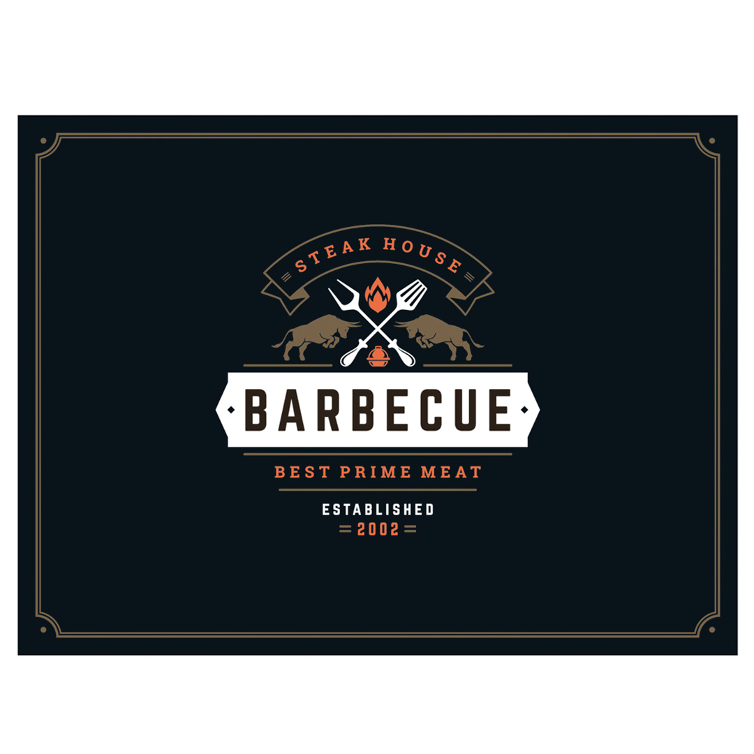 Imagem ilustrativa para Tábua retangular Barbecue em vidro L40xP30cm