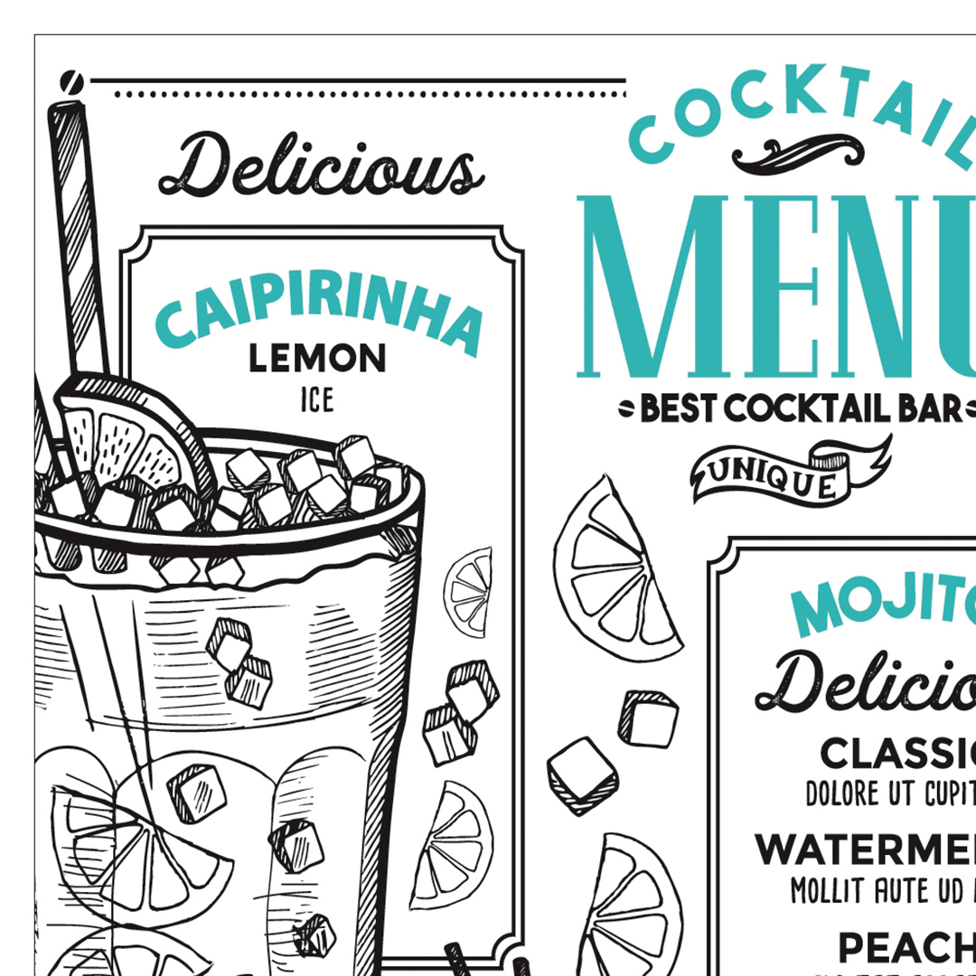 Fotografia para o produto Tabua retangular Cocktail em vidro L30xP20cm