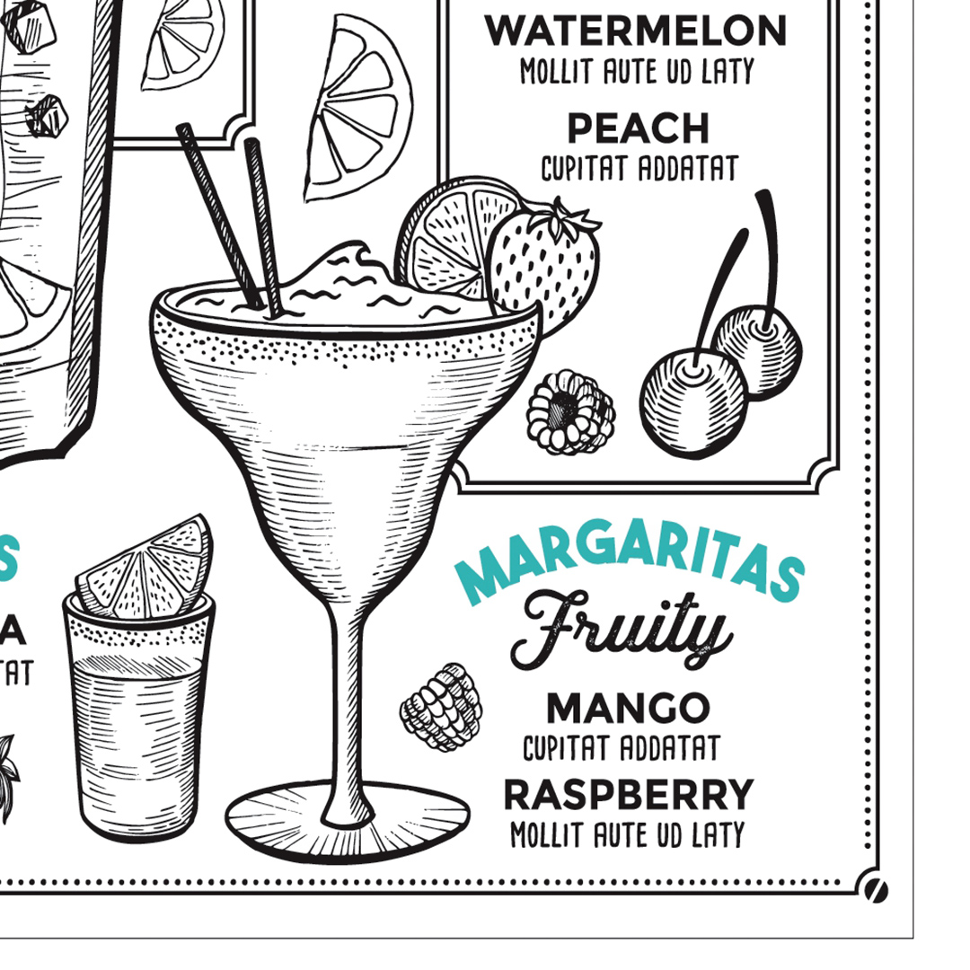 Fotografia para o produto Tabua retangular Cocktail em vidro L30xP20cm