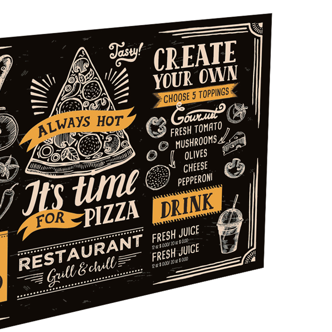 Fotografia para o produto Tabua retangular Pizza em vidro L30xP20cm