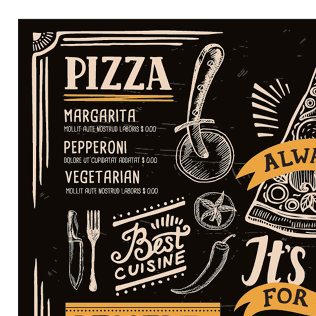 Fotografia para o produto Tábua retangular Pizza em vidro L40xP30cm