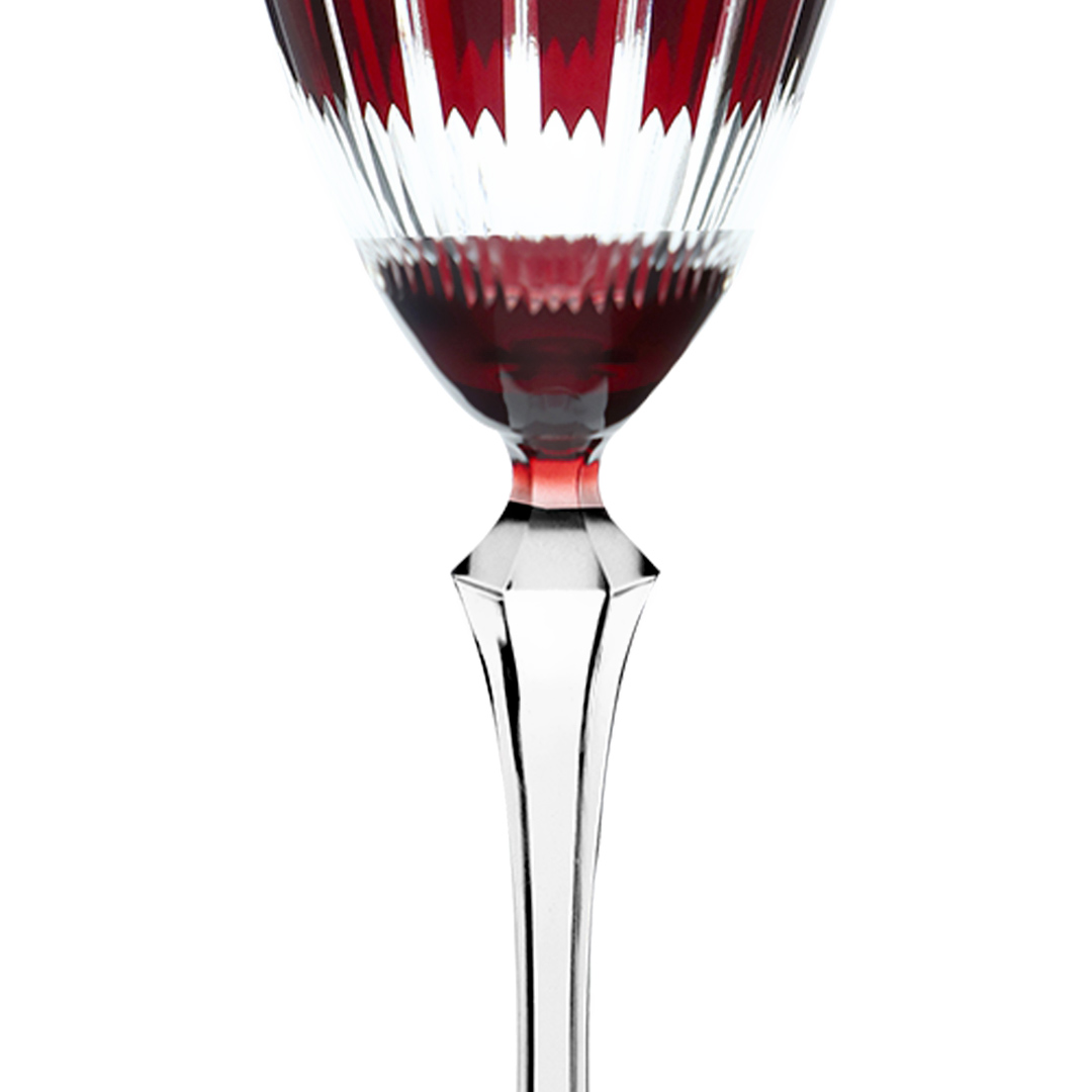 Fotografia para o produto Taça para vinho tinto lapidada em cristal ecológico 250ml A22cm