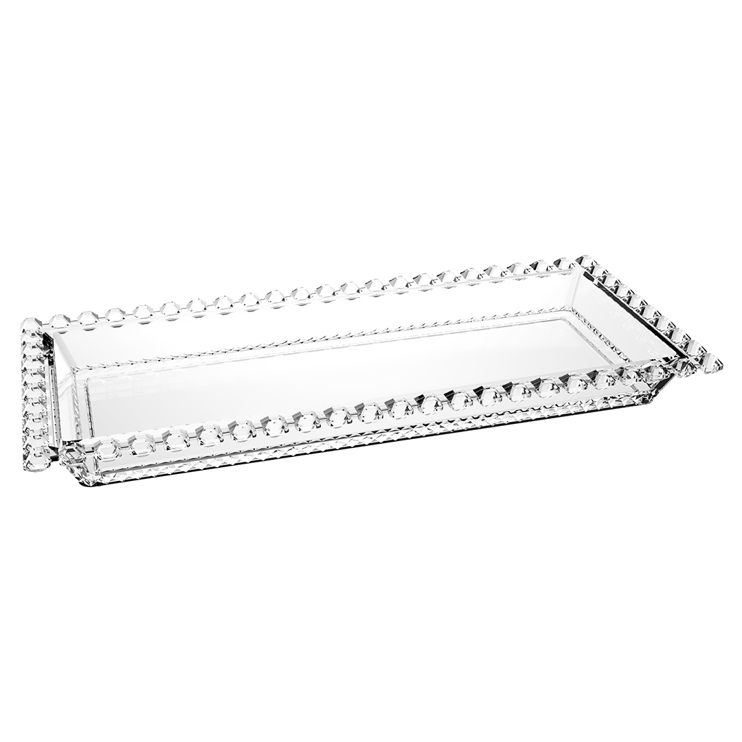 Imagem ilustrativa para Travessa em cristal L30xP13xA2,5cm