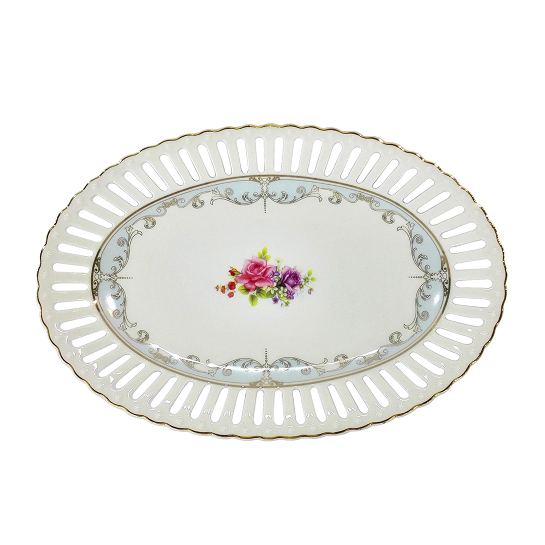 Imagem ilustrativa para Travessa oval em new bone china L25xP17,5xA2,3cm cor branca