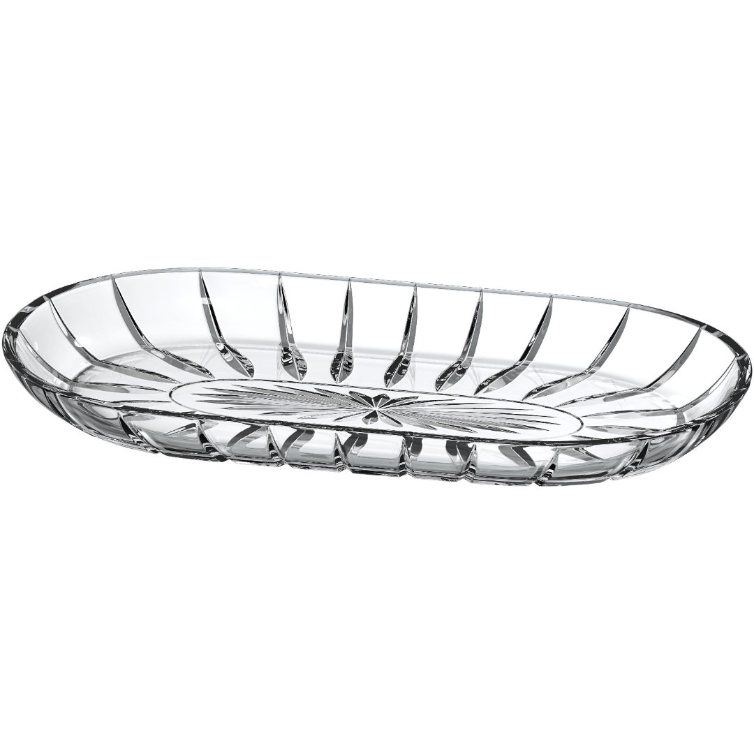 Imagem ilustrativa para Travessa oval em vidro L22,8xP12,6xA2,3cm