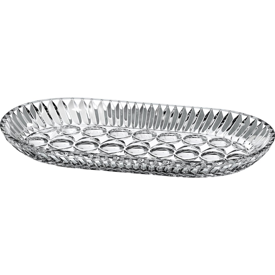 Imagem ilustrativa para Travessa oval em vidro L22,8xP12,6xA2,3cm