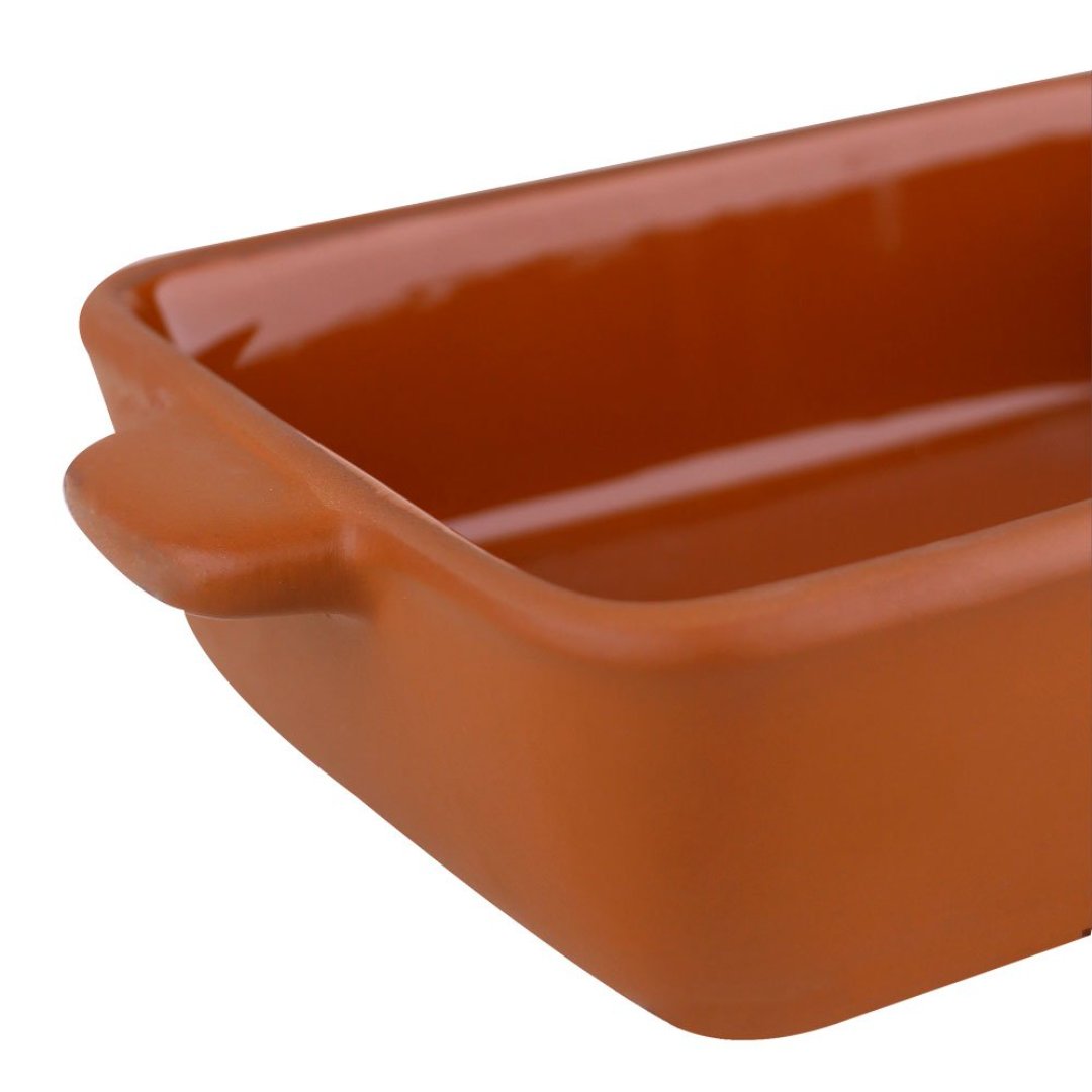 Fotografia para o produto Travessa Taverna retangular em ceramica L21xP12,8xA5,2cm cor marrom
