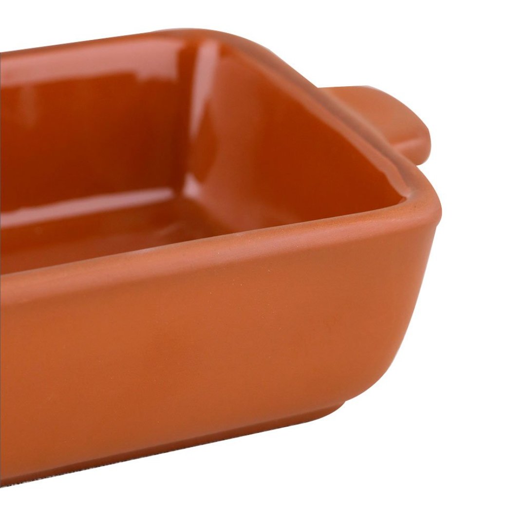 Fotografia para o produto Travessa Taverna retangular em ceramica L21xP12,8xA5,2cm cor marrom