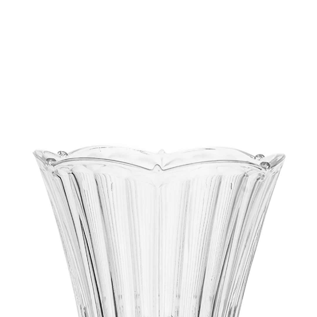 Fotografia para o produto Vaso floreiro acinturado em cristal ecológico Ø13xA24cm