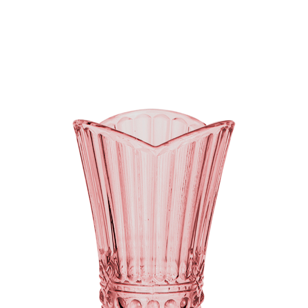 Fotografia para o produto Vaso floreiro solitário em cristal ecológico Ø8xA18cm