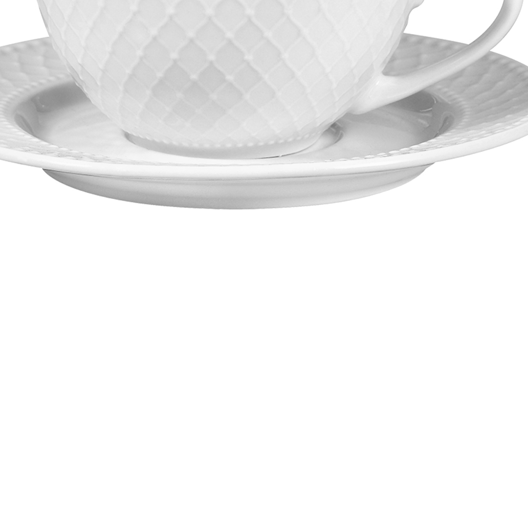 Fotografia para o produto Xícara e pires em porcelana 200ml