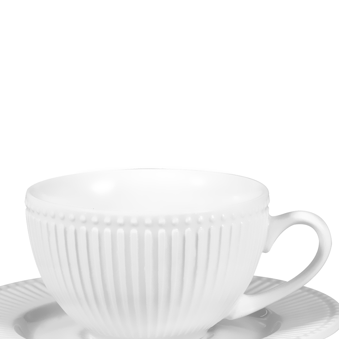 Fotografia para o produto Xícara e pires em porcelana 200ml